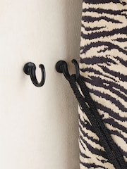 2 Pack Black Curtain Tieback Hooks - Image 1 of 3