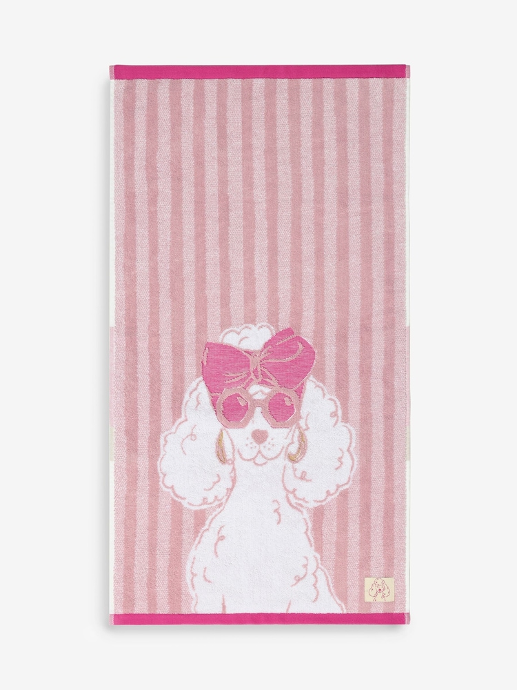 Pink Poodle Towel - Image 1 of 1