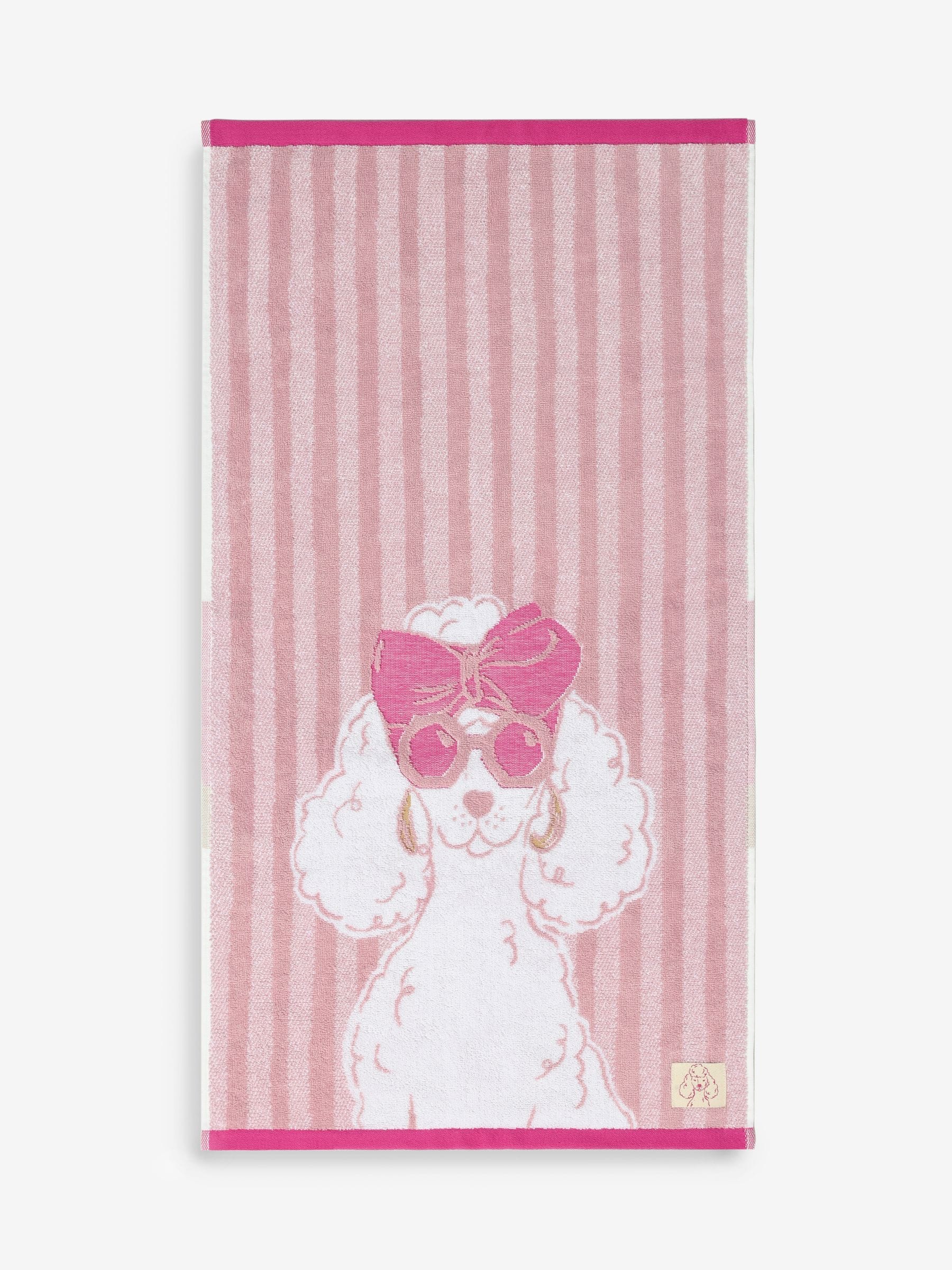 Buy Pink Poodle Towel from Next USA