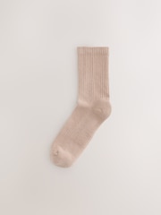 Neutral Cushion Sole Ribbed Sport Ankle Socks With Arch Support 3 Pack - Image 3 of 6