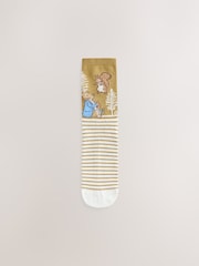 Peter Rabbit Ankle Socks 4 Pack - Image 4 of 7