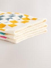 Bright Checkerboard Heart Trainer Socks 3 Pack - Image 7 of 7