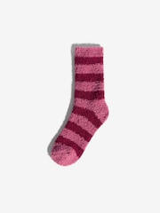 Friends Like These Purple Star Cosy Slipper Socks 3 Pack - Image 2 of 6
