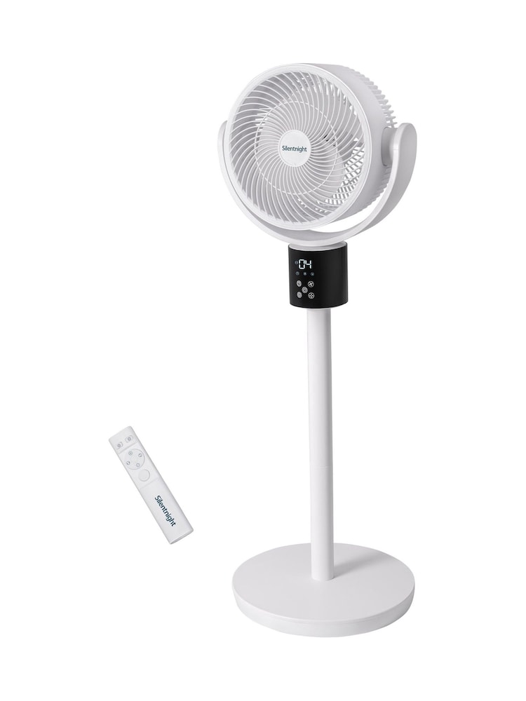 Silentnight White Airmax Pro 360 Oscillating Fan with Controller - Image 1 of 6