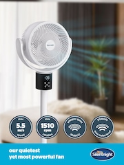Silentnight White Airmax Pro 360 Oscillating Fan with Controller - Image 3 of 6