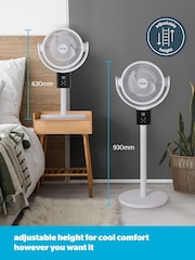 Silentnight White Airmax Pro 360 Oscillating Fan with Controller - Image 4 of 6