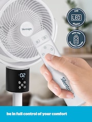 Silentnight White Airmax Pro 360 Oscillating Fan with Controller - Image 5 of 6