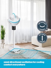 Silentnight White Airmax Pro 360 Oscillating Fan with Controller - Image 6 of 6