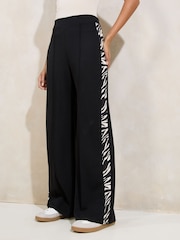 Lipsy Zebra Printed Side Stripe Trousers - Image 1 of 4