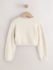 Champagne Fluffy Occasion Shrug (12mths-16yrs) - Image 6 of 8