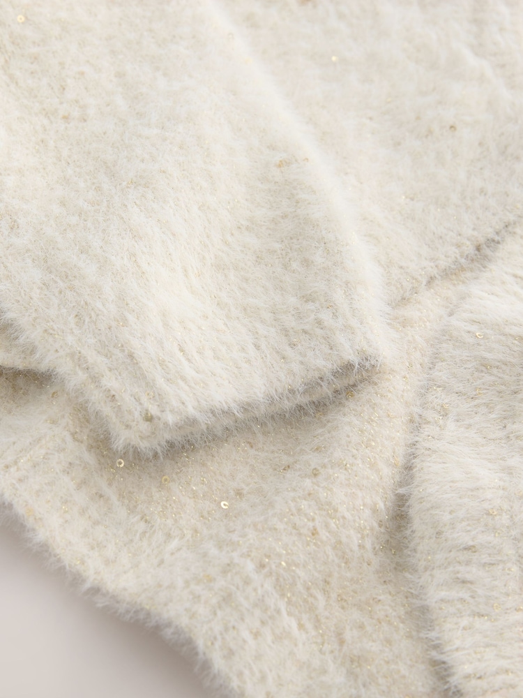 Champagne Fluffy Occasion Shrug (12mths-16yrs) - Image 8 of 8