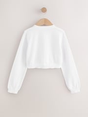 White Diamante Occasion Shrug (3-16yrs) - Image 7 of 11