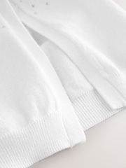 White Diamante Occasion Shrug (3-16yrs) - Image 9 of 11