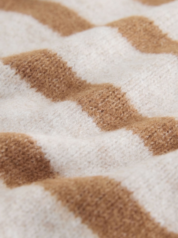 Neutral Stripe Button Up Cardigan (3-16yrs) - Image 5 of 5