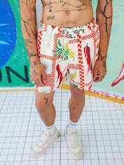 River Island Chilli Swim Shorts - Image 2 of 4