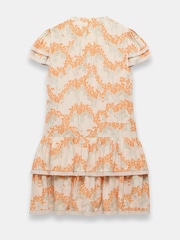 Mint Velvet Natural Floral Print Mini Dress - Image 7 of 7