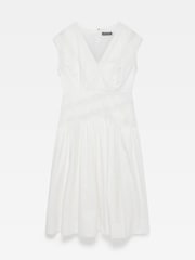 Mint Velvet White 100% Cotton Midi Dress - Image 6 of 7