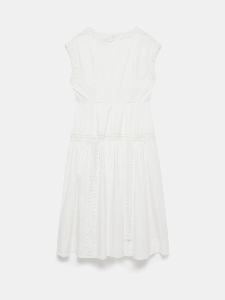 Mint Velvet White 100% Cotton Midi Dress - Image 7 of 7