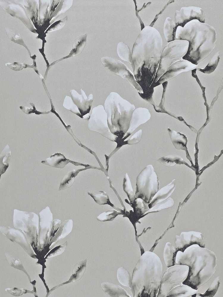 Harlequin Silver Lotus Idyllic A4 Wallpaper Sample - Image 1 of 1