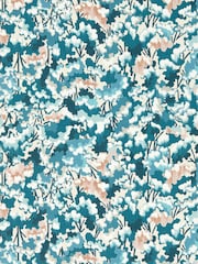 Harlequin Midnight Positano Cornflower Tree Tops Idyllic A4 Wallpaper Sample - Image 1 of 1