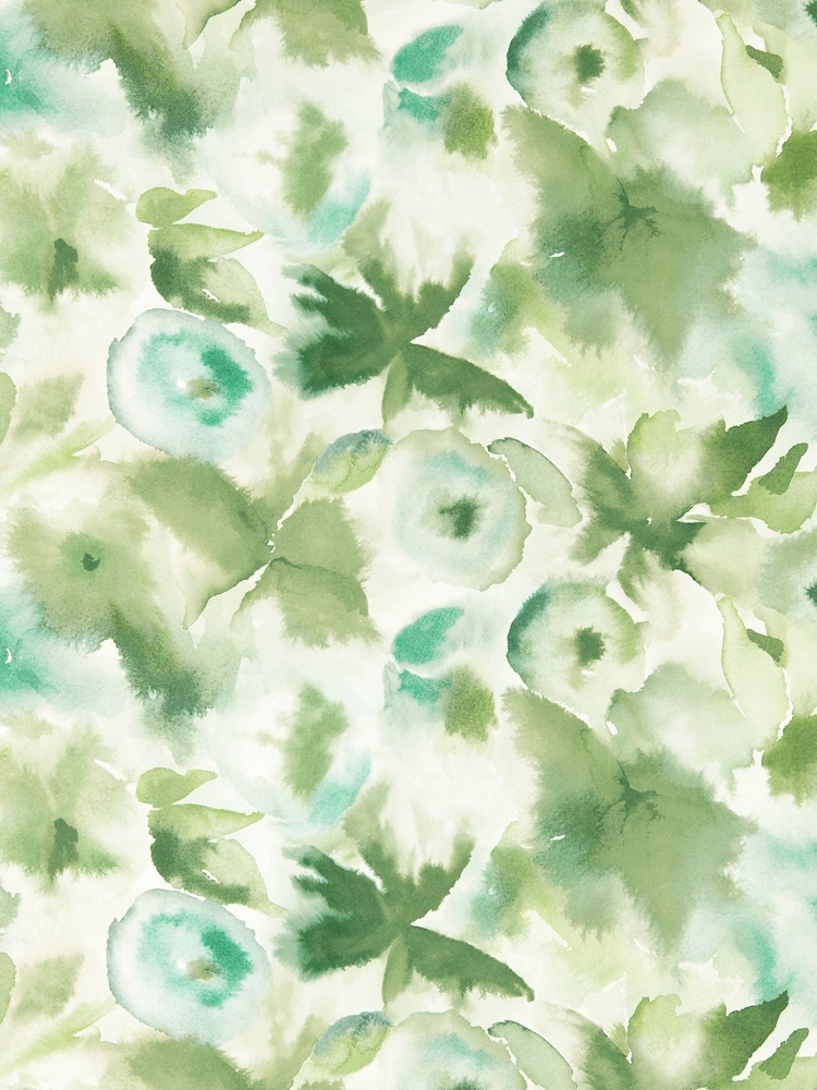 Harlequin Clover Kelly Aqua Flores Idyllic A4 Wallpaper Sample - Image 1 of 1 Harlequin Clover Kelly Aqua Flores Idyllic A4 Wallpaper Sample - Image 1 of 1