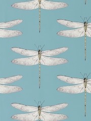 Harlequin Cornflower First Light Honey Demoiselle Idyllic A4 Wallpaper Sample - Image 1 of 1