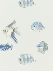 Harlequin Indigo Pebble Kamanu Idyllic A4 Wallpaper Sample - Image 1 of 1