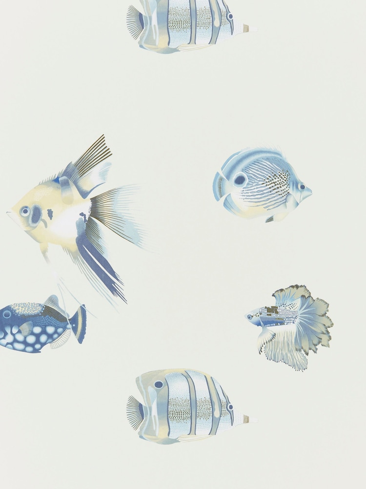 Harlequin Indigo Pebble Kamanu Idyllic A4 Wallpaper Sample - Image 1 of 1 Harlequin Indigo Pebble Kamanu Idyllic A4 Wallpaper Sample - Image 1 of 1