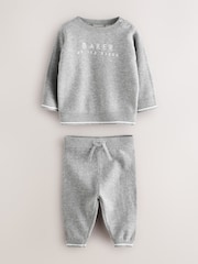 Baker by Ted Baker Knitted Top and Joggers Set - Image 1 of 11