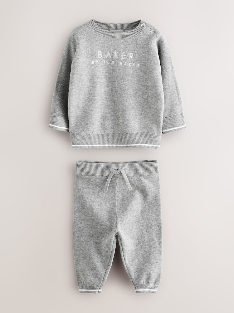 Baker by Ted Baker Knitted Top and Joggers Set - Image 1 of 11