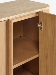 Natural N. Premium Aviano Veneer Marble Small Sideboard - Image 11 of 12