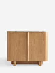 Natural N. Premium Aviano Veneer Marble Small Sideboard - Image 8 of 12