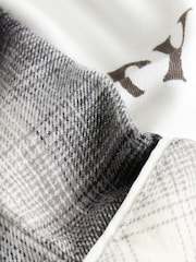 Monochrome Check Flannel Short Sleeve Pyjamas - Image 9 of 10