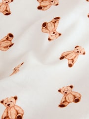 Oatmeal Teddy Bear 100% Cotton Long Sleeve Pyjamas - Image 11 of 11