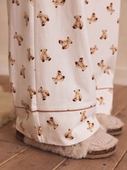 Oatmeal Teddy Bear 100% Cotton Long Sleeve Pyjamas - Image 8 of 11