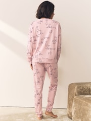 Pink Dog Long Sleeve Pyjamas - Image 2 of 3