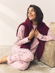 Pink Dog Long Sleeve Pyjamas - Image 3 of 3