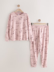 Pink Dog Long Sleeve Pyjamas - Image 5 of 7