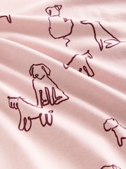 Pink Dog Long Sleeve Pyjamas - Image 6 of 7