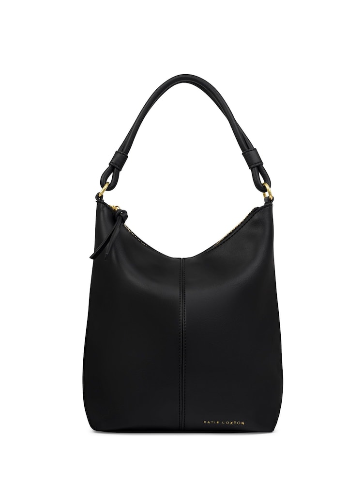 Katie Loxton Black Hallie Satchel Bag - Image 2 of 4