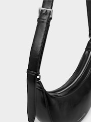 Katie Loxton Black Amina Patent Crackle Sling Bag - Image 2 of 3