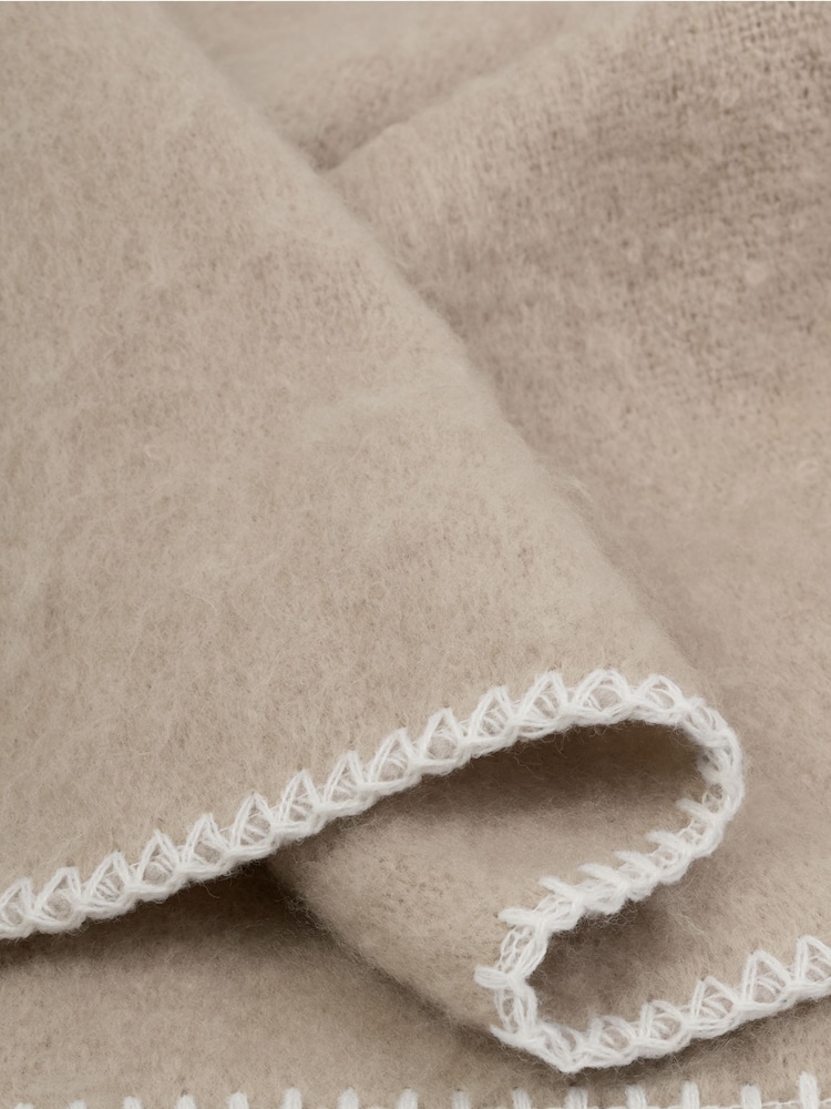 Katie Loxton Natural Whipstitch Scarf - Image 4 of 4