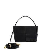 Katie Loxton Black Taya Woven Faux Suede Top Handle Bag - Image 2 of 4