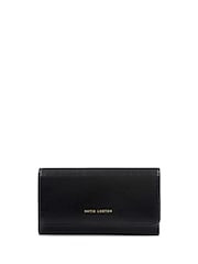 Katie Loxton Black Zea Patent Crackle Cross-Body Purse - Image 2 of 4