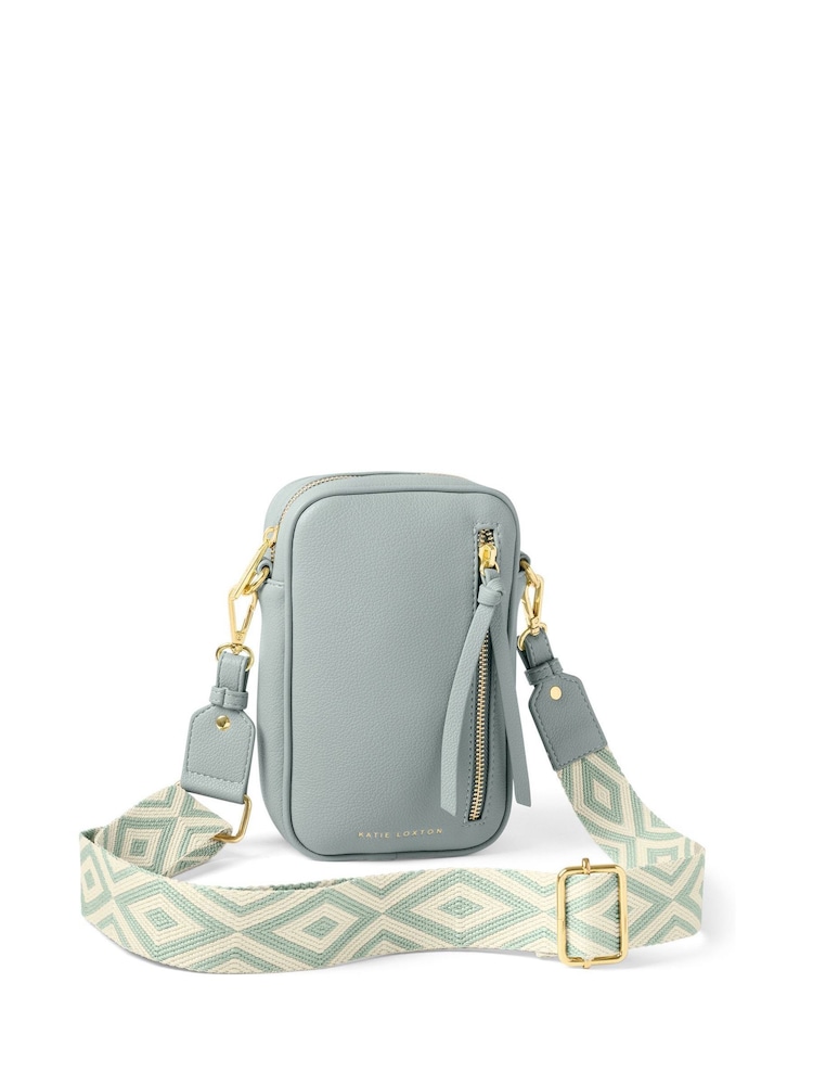 Katie Loxton Blue Hallie Cross-Body Bag - Image 1 of 4 Katie Loxton Blue Hallie Cross-Body Bag - Image 1 of 4
