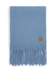 Katie Loxton Blue Oversized Tassel Scarf - Image 1 of 4