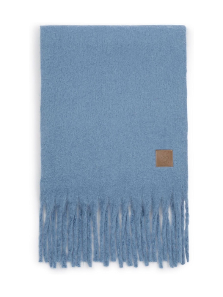 Katie Loxton Blue Oversized Tassel Scarf - Image 1 of 4