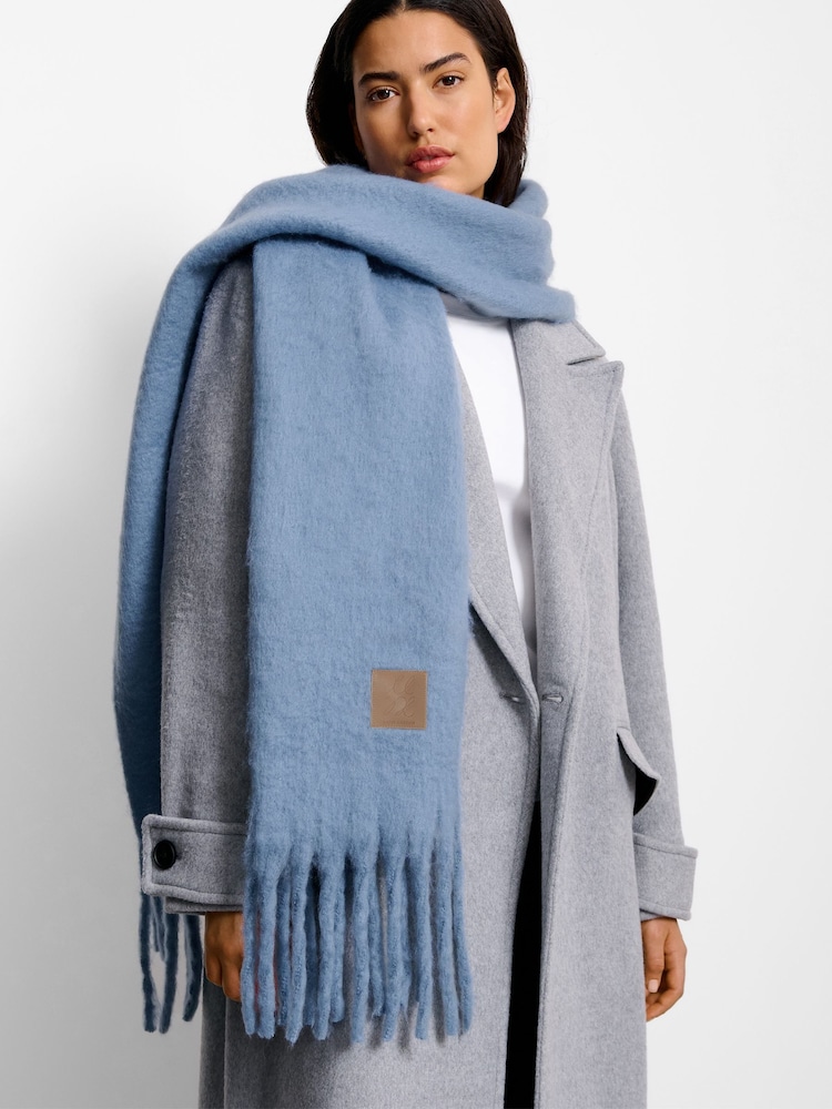 Katie Loxton Blue Oversized Tassel Scarf - Image 4 of 4