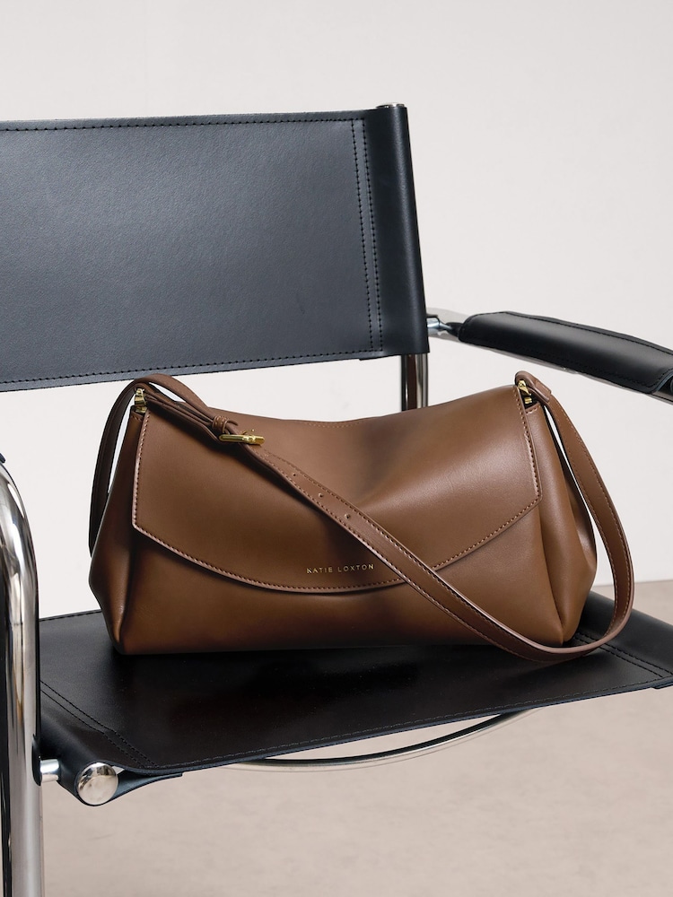 Katie Loxton Brown Sloane Shoulder Bag - Image 1 of 4 Katie Loxton Brown Sloane Shoulder Bag - Image 1 of 4