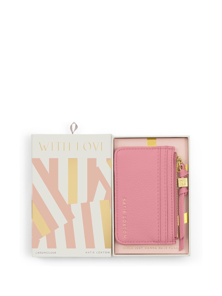 Katie Loxton Pink Gift Boxed Cardholder - Image 3 of 3